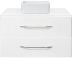 Misty Тумба под раковину Челси 80 белая – фотография-1